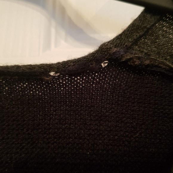 Madewell Kimball Colorblock Sweater Navy/Grey - Picture 7 of 11